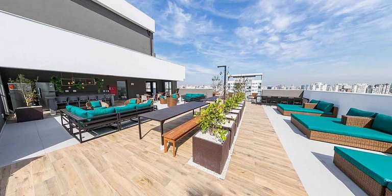 20 ª andar, com Rooftop, academia e área pet