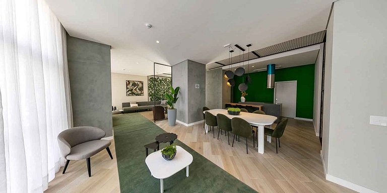 Studio in Itaim with rooftop access, near Ibirapuera Park