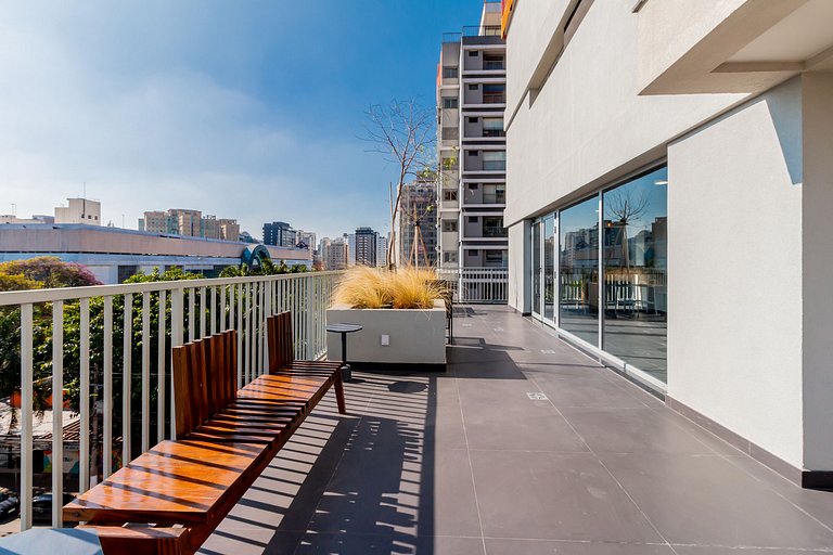 Estudio en Moema | Metro y centro comercial al lado