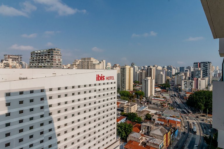 Rooftop y área para mascotas cerca de Faria Lima