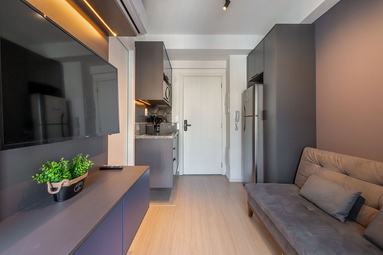 Pet-friendly rooftop space near Faria Lima