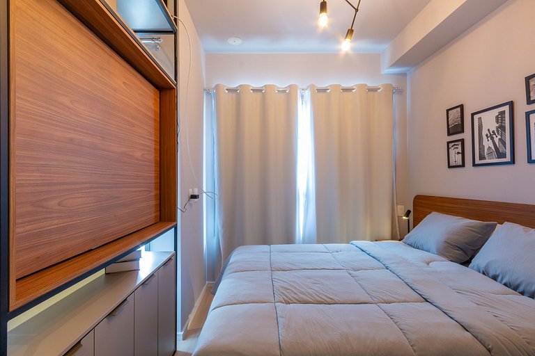 Studio in Itaim with Rooftop, next to Ibirapuera
