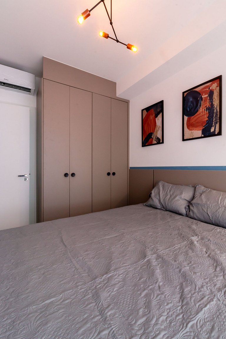 Studio in Itaim with rooftop access, close to Ibirapuera Par