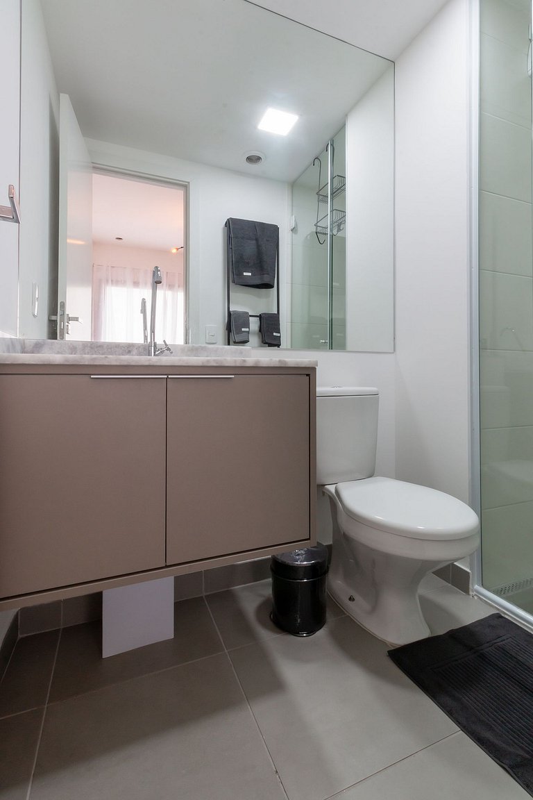 Studio in Itaim with rooftop access, close to Ibirapuera Par