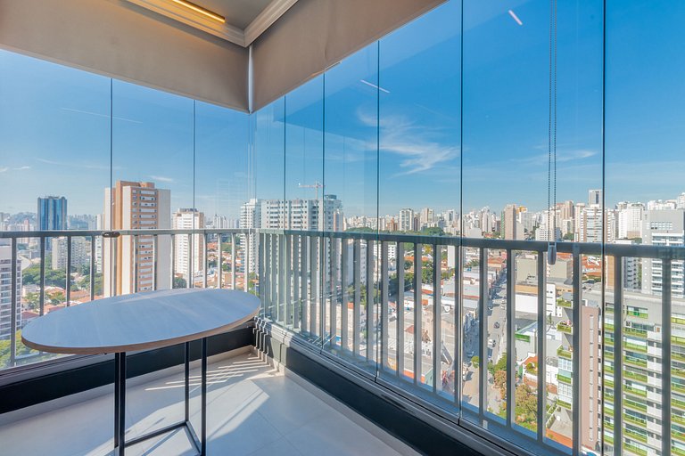 Studio espaçoso em Perdizes com estacionamento gratuito