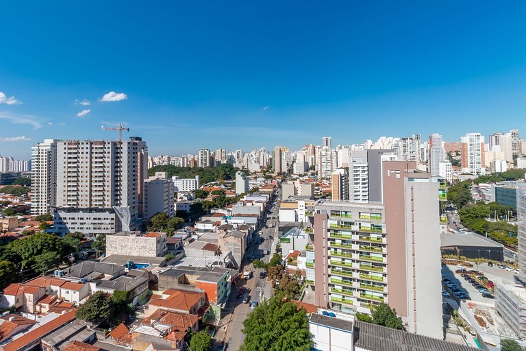 Studio espaçoso em Perdizes com estacionamento gratuito