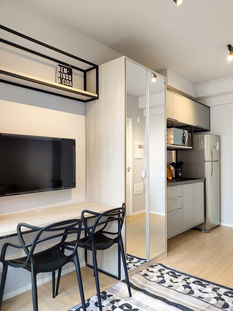 Estudio junto al metro y próximo al Allianz Parque