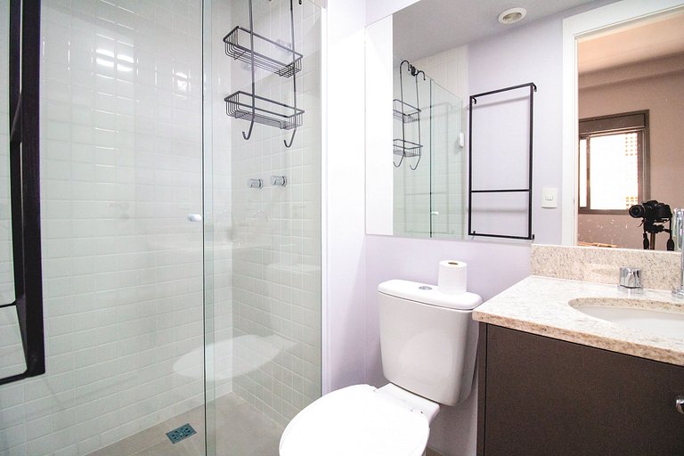 Garagem e piscina disponíveis nos Jardins Paulistas