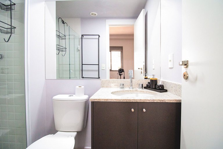 Garage and pool in Jardins Paulistas