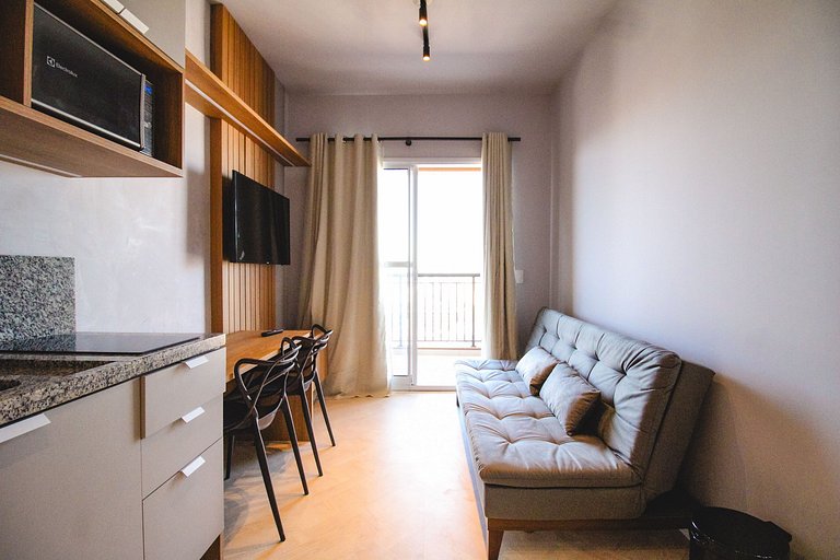 Hermoso Estudio junto al metro y al Parque Ibirapuera