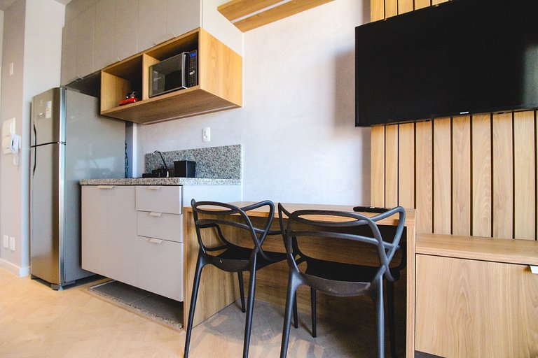 Hermoso Estudio junto al metro y al Parque Ibirapuera