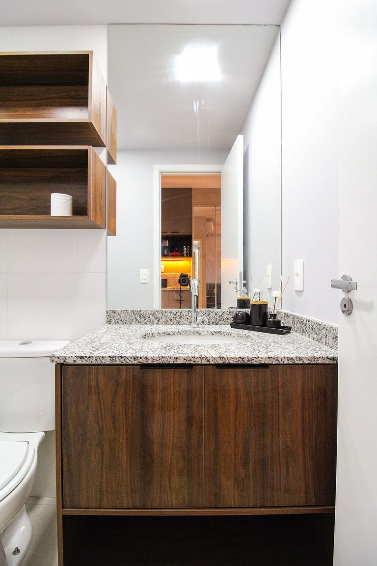 Hermoso Estudio junto al metro y al Parque Ibirapuera