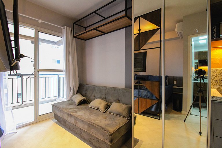Beautiful Studio next to the metro and Ibirapuera Park