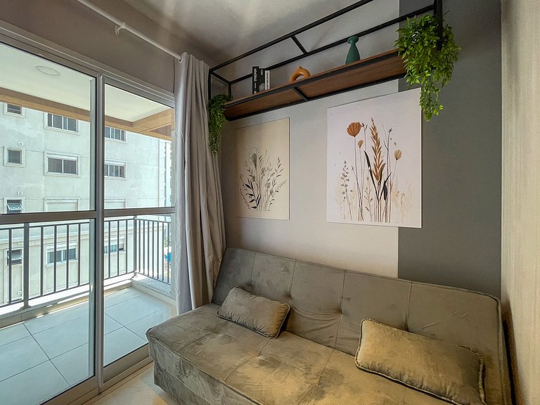 Beautiful Studio next to the metro and Ibirapuera Park