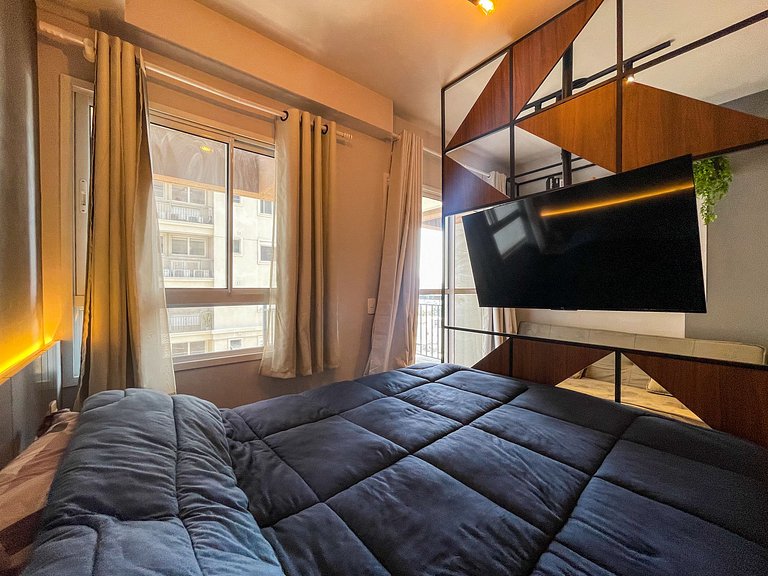 Beautiful Studio next to the metro and Ibirapuera Park