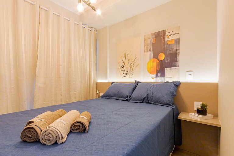 Apartamento totalmente equipado con piscina en Vila Mariana