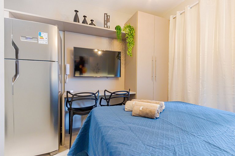 Apartamento totalmente equipado con piscina en Vila Mariana