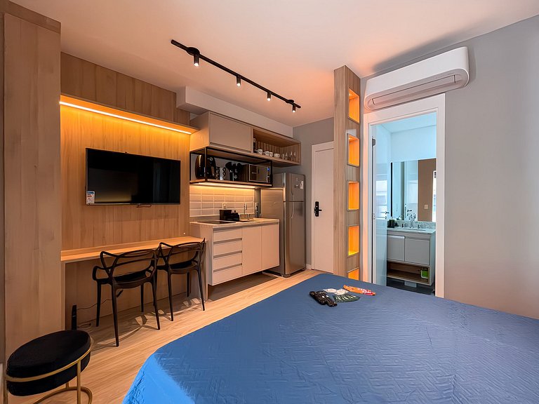 Charming apartment near Paulista Avenue with a swimming pool