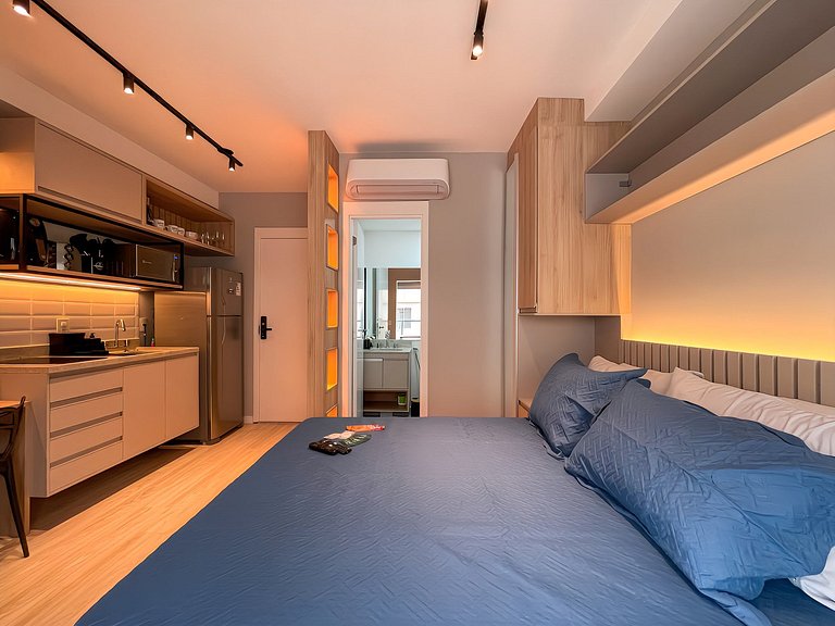 Charming apartment near Paulista Avenue with a swimming pool