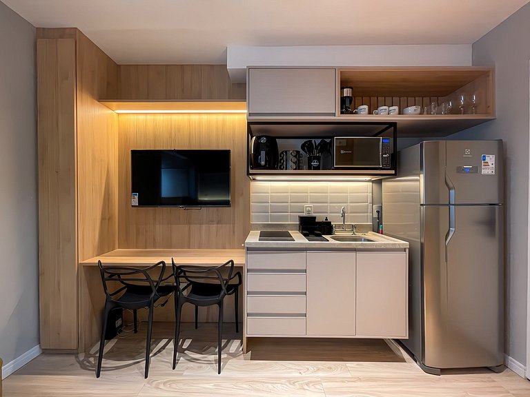 Charming apartment near Paulista Avenue with a swimming pool