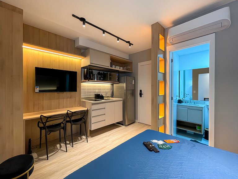 Charming apartment near Paulista Avenue with a swimming pool