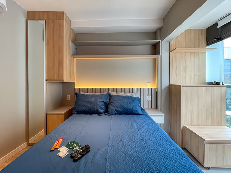 Charming apartment near Paulista Avenue with a swimming pool