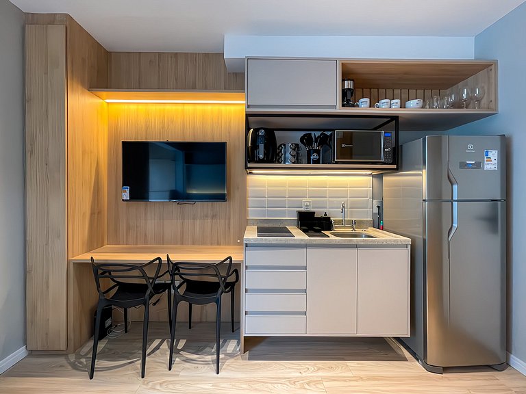 Charming apartment near Paulista Avenue with a swimming pool