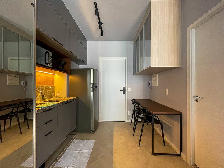 Hermoso estudio ubicado cerca del metro y del Parque Ibirapu