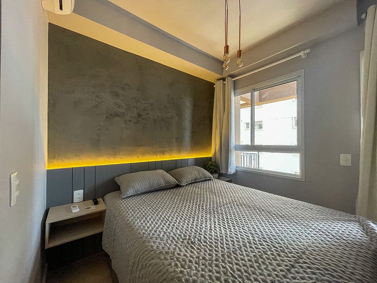 Hermoso Estudio junto al metro y al Parque Ibirapuera