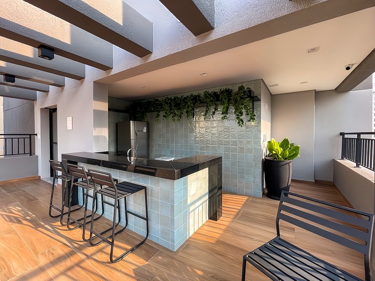 Departamento NUEVO con piscina, metro Higienópolis