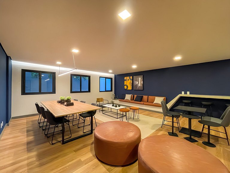 Apartamento novo com piscina perto do metrô Higienópolis