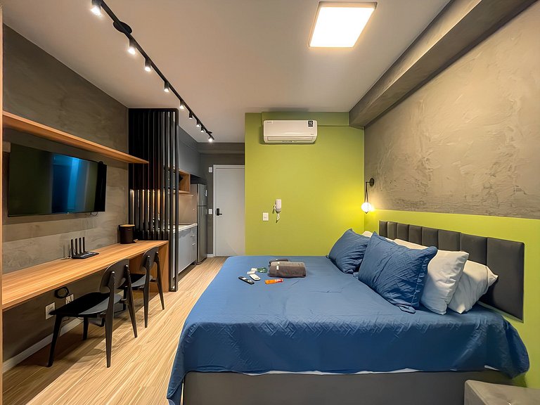 Departamento NUEVO con piscina, metro Higienópolis