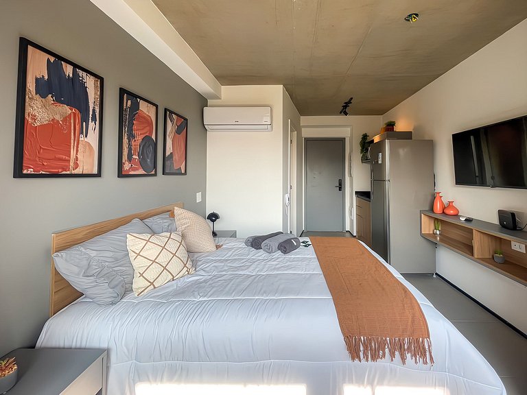 Piscina coberta e localização ideal