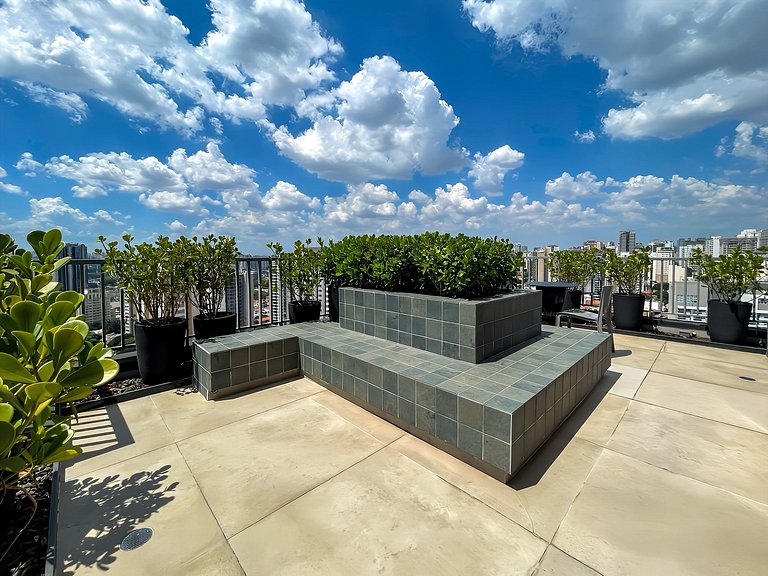 Rooftop, piscina e vista de cinema, Allianz Parque