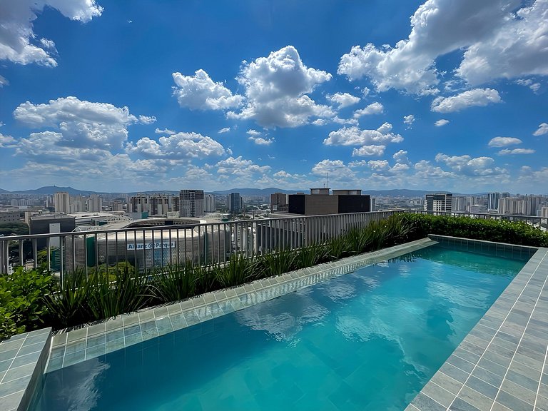 Rooftop, piscina e vista de cinema, Allianz Parque