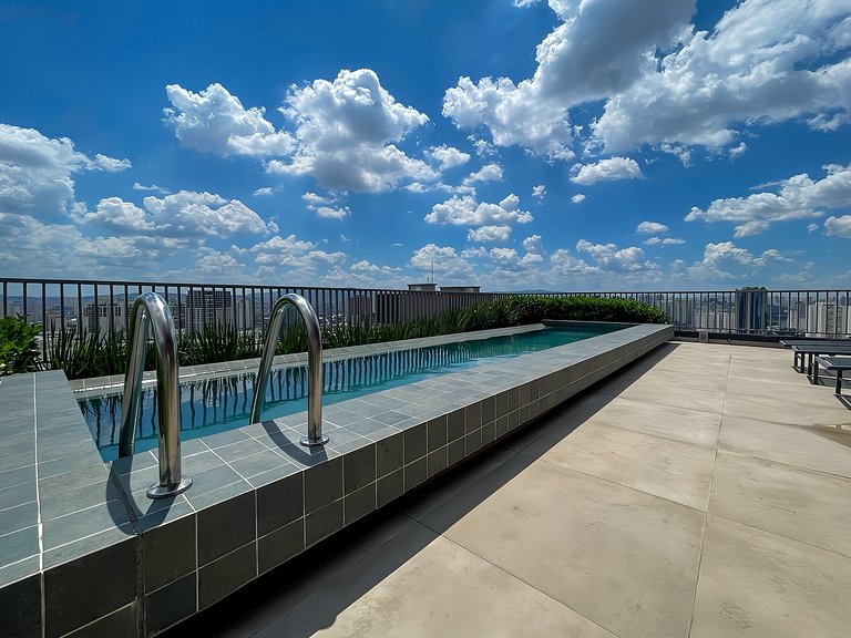 Rooftop, piscina e vista de cinema, Allianz Parque