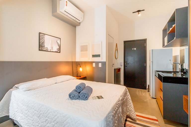 Hermoso Estudio con home office en Oscar Freire