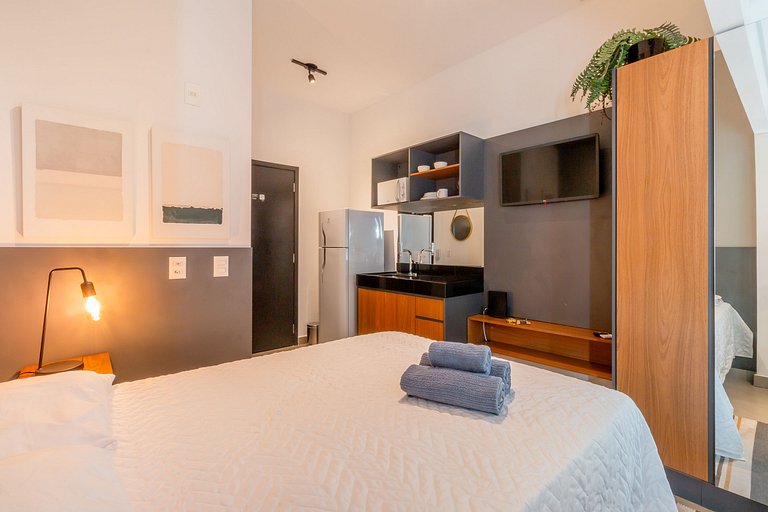 Hermoso Estudio con home office en Oscar Freire