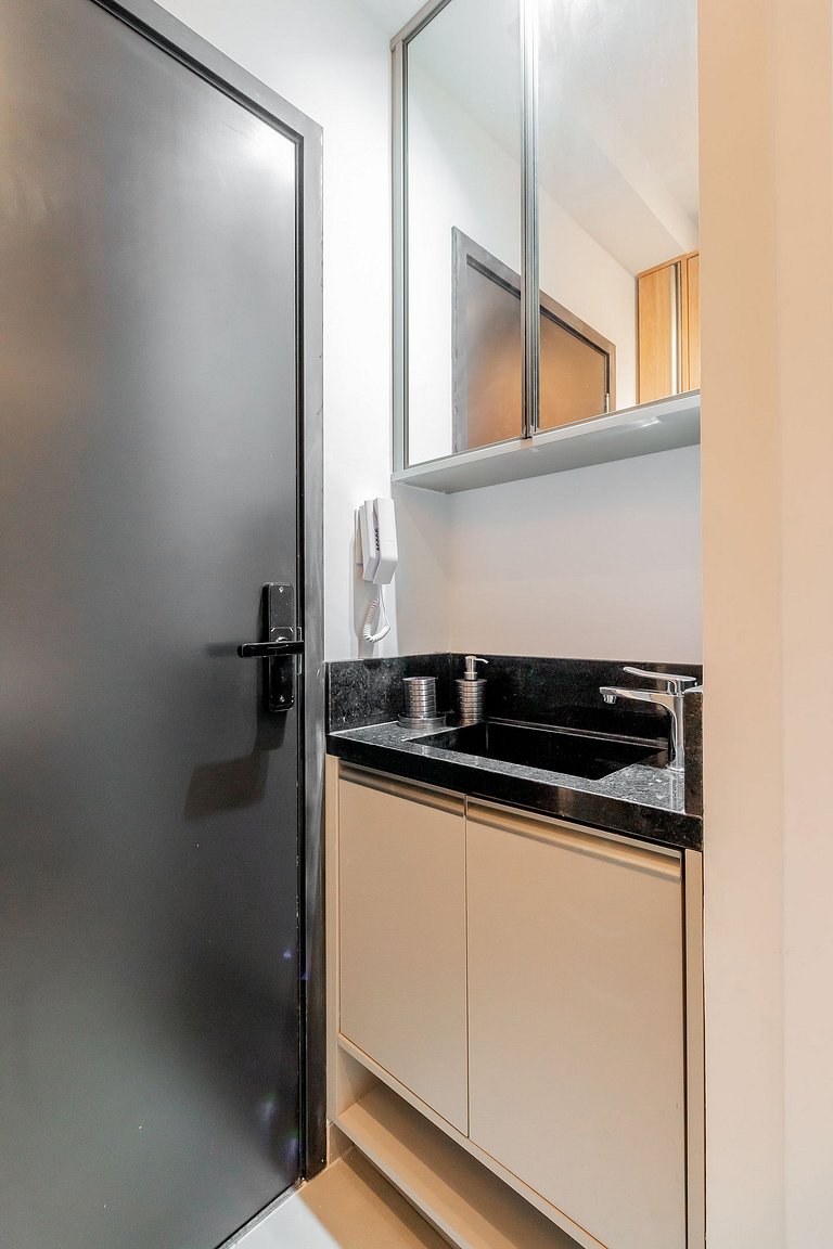 Hermoso estudio con espacio para home office en Oscar Freire