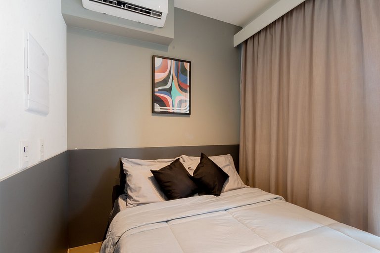 Beautiful studio with home office in Oscar Freire