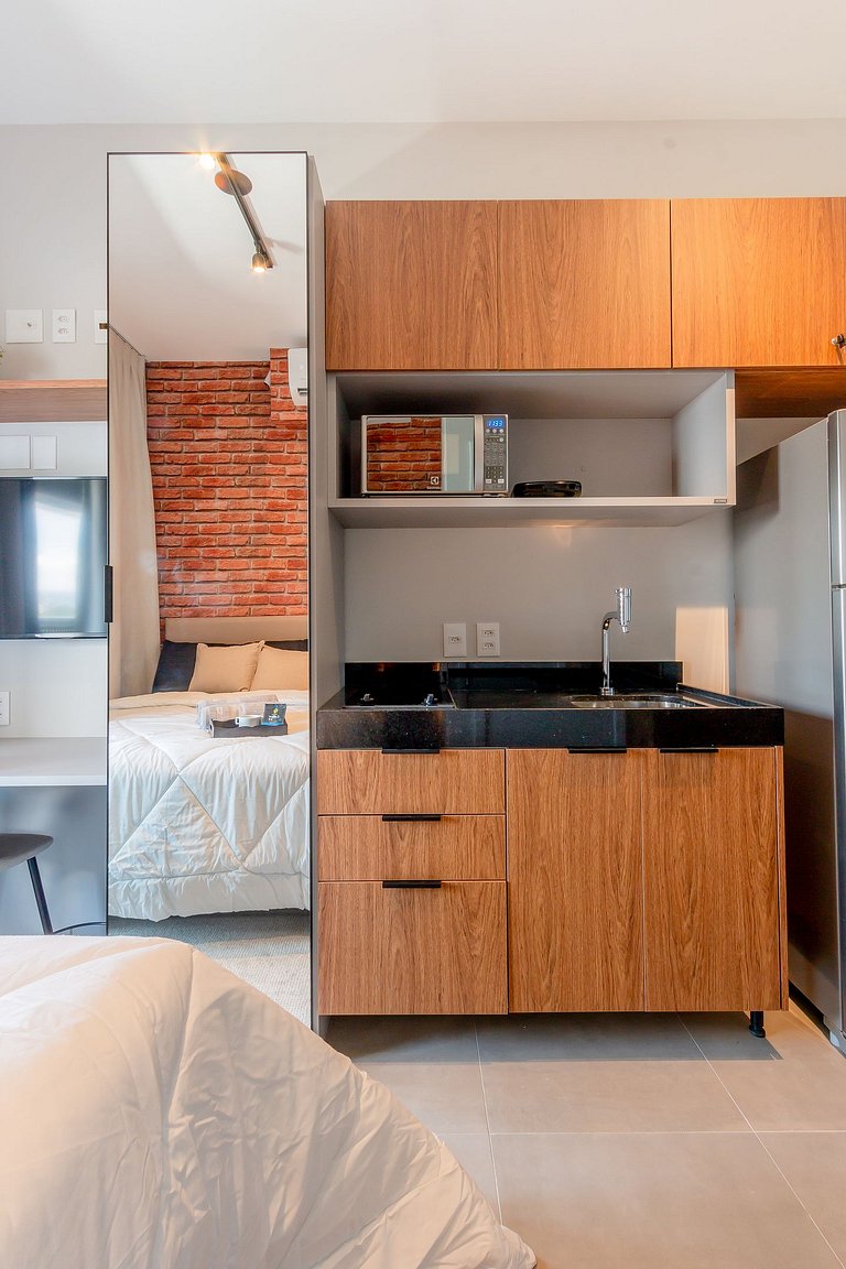 Hermoso Estudio con home office en Oscar Freire