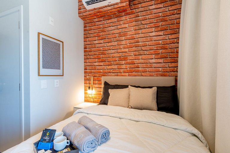 Hermoso Estudio con home office en Oscar Freire