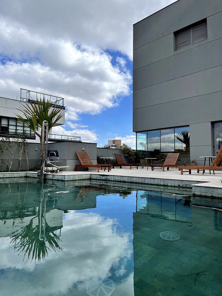Confort con piscina y sauna en SP
