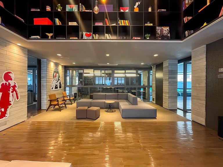 Beautiful studio with home office in Oscar Freire