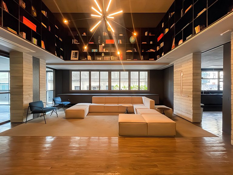 Beautiful studio with home office in Oscar Freire