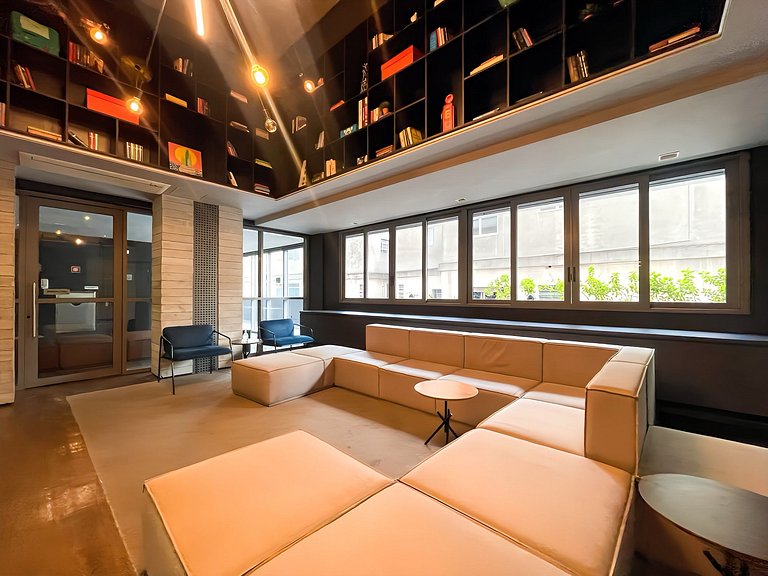 Beautiful studio with home office on Oscar Freire