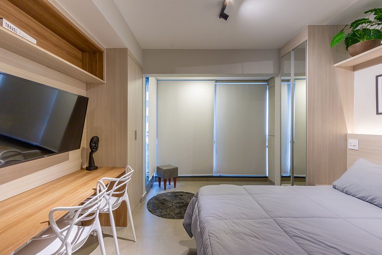 Paid parking next door and close to Paulista Avenue