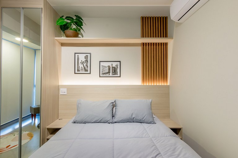 Paid parking next door and close to Paulista Avenue