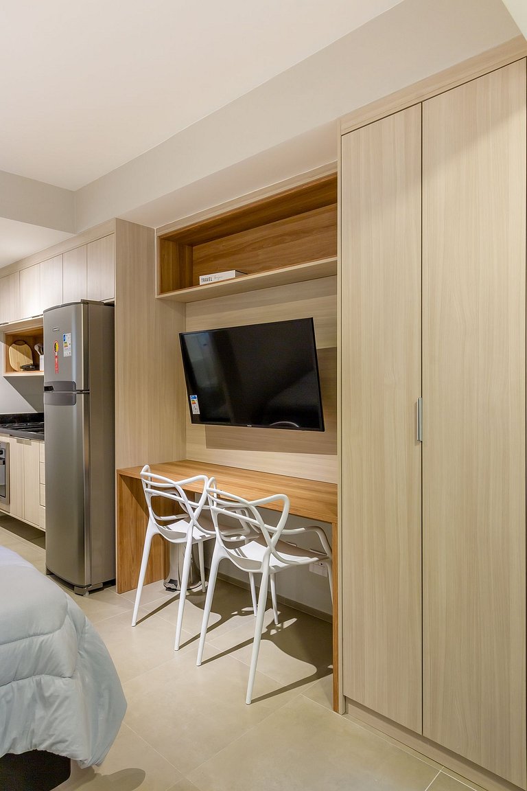 Paid parking next door and close to Paulista Avenue