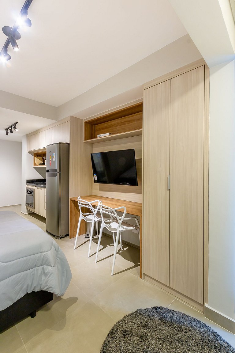 Paid parking next door and close to Paulista Avenue